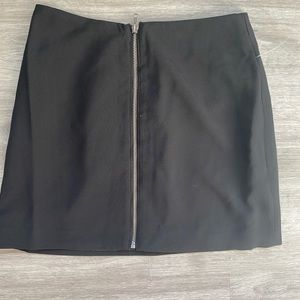 front zip skirt